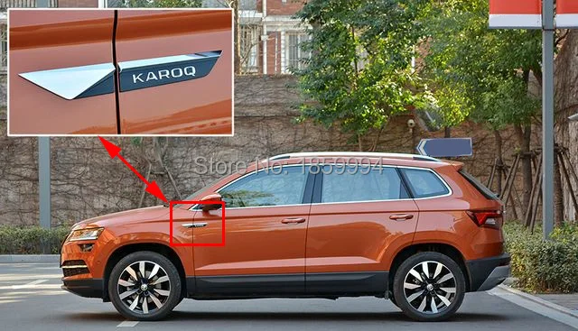 Для 2018 2019 2020 skoda karoq оригинальная наклейка на боковое крыло и дверь | Автомобили