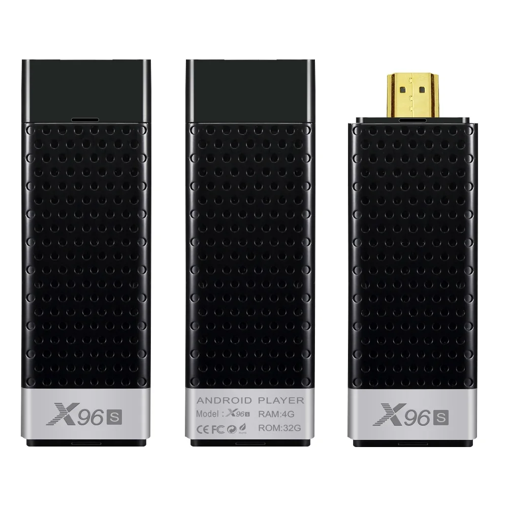 ТВ-палка Android 9,0X96 S 4 ГБ 32 ГБ четырехъядерный процессор Amlogic S905Y2 4K 2,4G& 5GHz двойной Wifi Bluetooth 4,2 1080P H.265 ТВ-палка Android tv