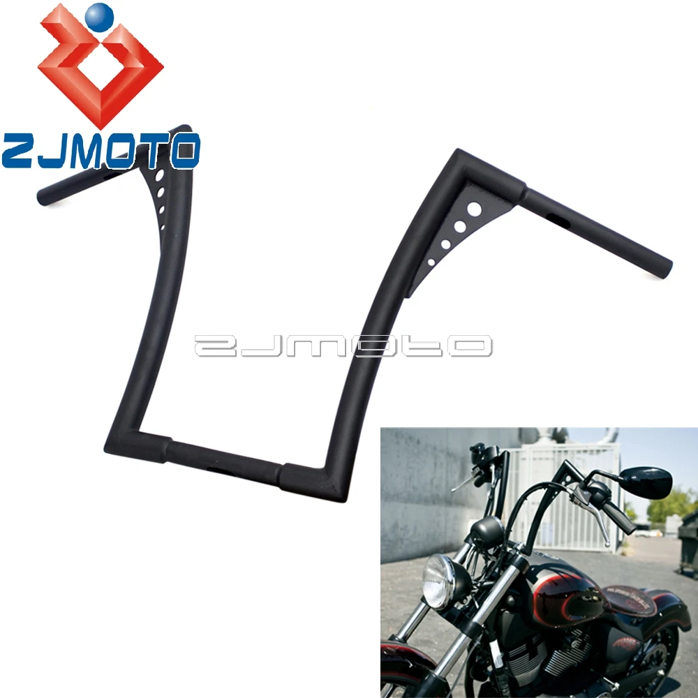 Подвесная вешалка для мотоцикла 16 дюймов Harley Sportster Softail Dyna Wide Glide Fat Bob FXST XL FLST|Руль