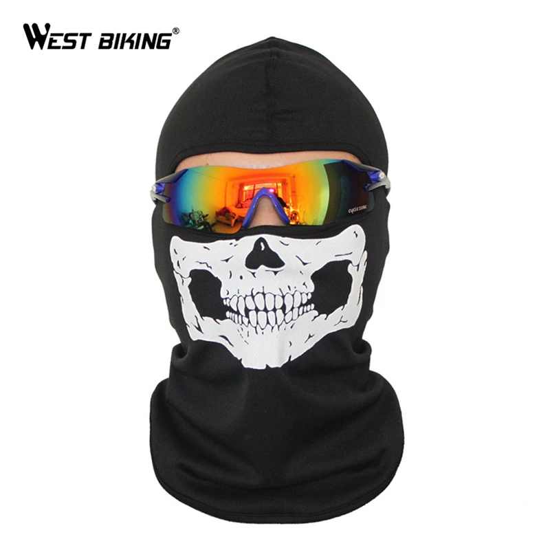 

Skull Balaclava Breathable Riding Bicycle Mask Dust-proof Hiking Outdoor Sports Head Cover Bike Cycling Protect Full Face Masks