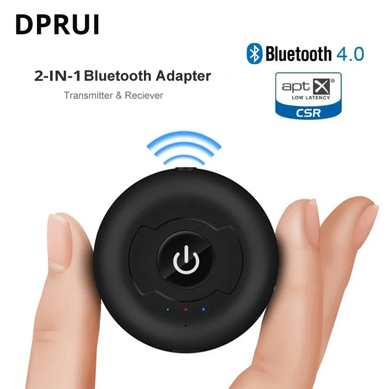 DPRUI bluetooth передатчик аудио 3 5 мм APTX Bluetooth адаптер для ТВ наушники Динамик Playstation 4