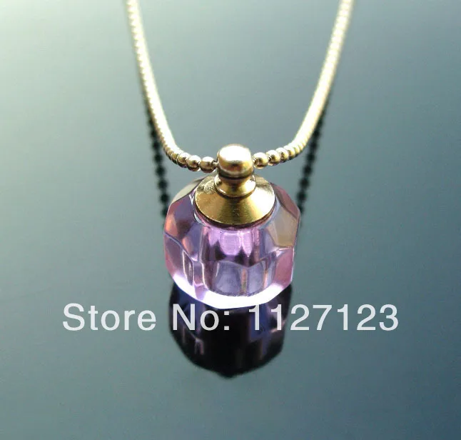 25 шт./лот фиолетовые Jumpix рисовые подвески-Флаконы флакон с рисом кулон пустой для