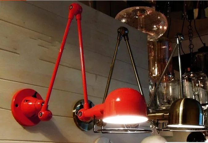 Loft space inspired minimalist modern industrial style mechanical arm wall lamp living room bedroom den balcony outdoor lights | Лампы и