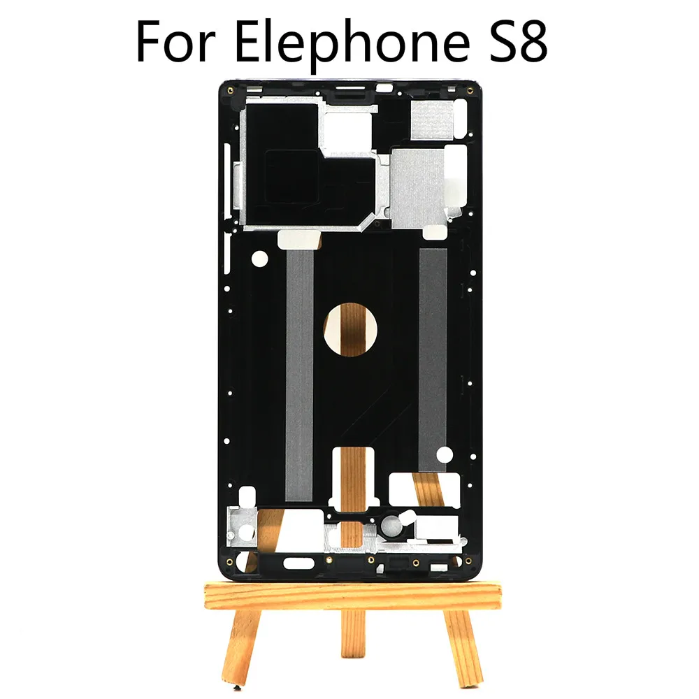 Оригинальная передняя рамка для Elephone S8 Передняя Крышка корпуса чехол в сборе Замена