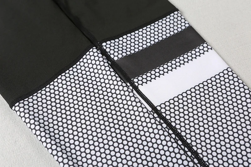 Новинка 2017 года волна точка печати упругой лоскутное Для женщин Леггинсы для