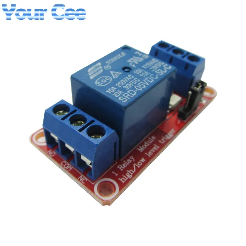 Один 1 канальный 5 вольтовый релейный модуль платы со стандартным триггером