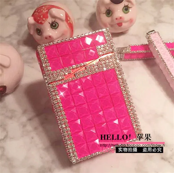 20 упаковок алюминиевая коробка для сигарет ручная работа инкрустированный