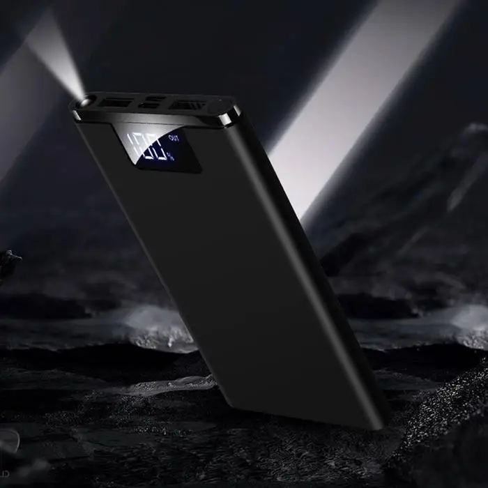 Power Bank для samsung 20000 mAh портативное зарядное устройство для мобильных телефонов с светодиодный цифровой дисплей внешний аккумулятор