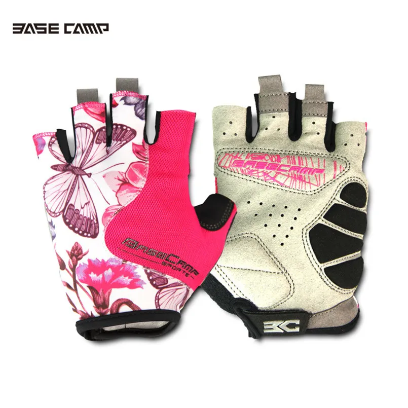 Для мужчин $ женские велосипедные перчатки половину палец противоударный