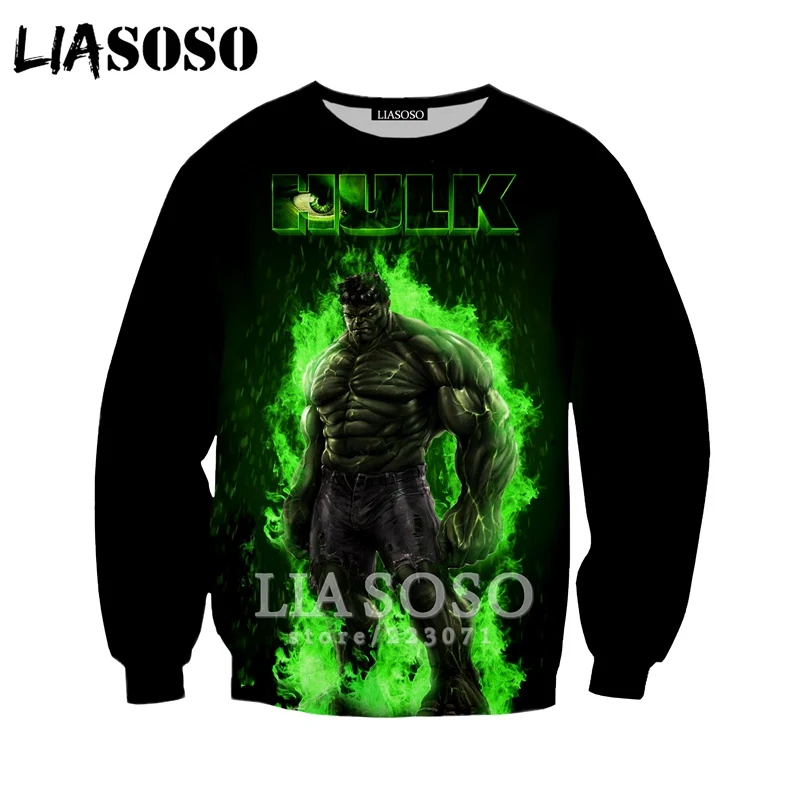 LIASOSO осенняя новинка модная Мужская и Женская толстовка с 3D принтом изображением