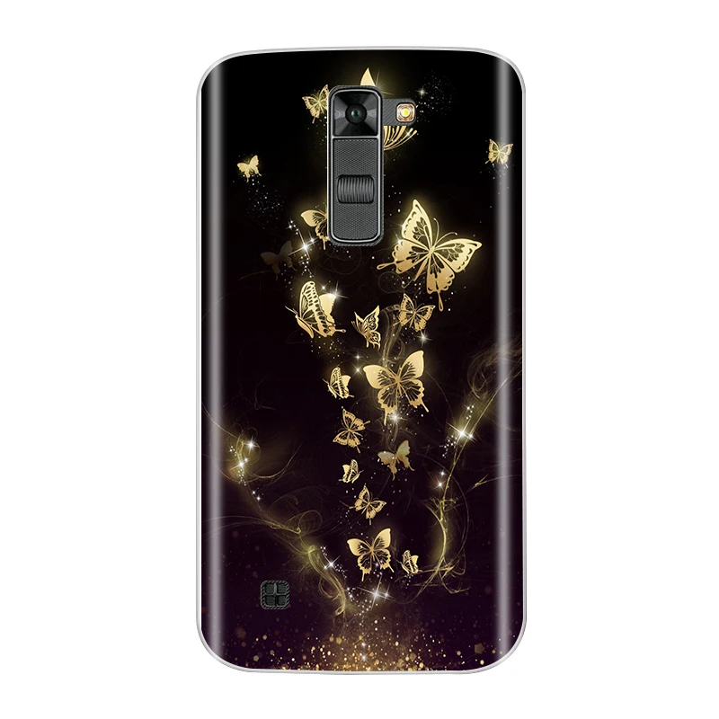Чехол для телефона s, для LG K7 X210 X210DS, версия ЕС, мягкий силиконовый термополиуретановый Модный чехол с рисунком для LG K7, чехол