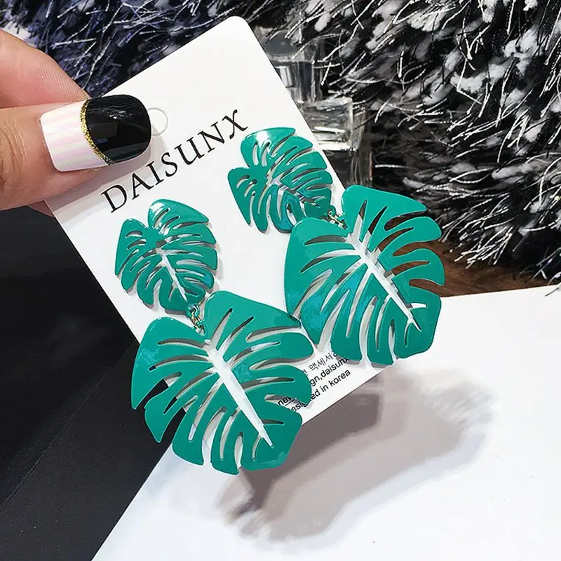 e69-Green Bohemian Long Statement Tassel Drop Earrings for Women Luxury Resin Beads Tassel Earrings 6 Color Choice Jewelry Gift - Окраска металла: e69-Green