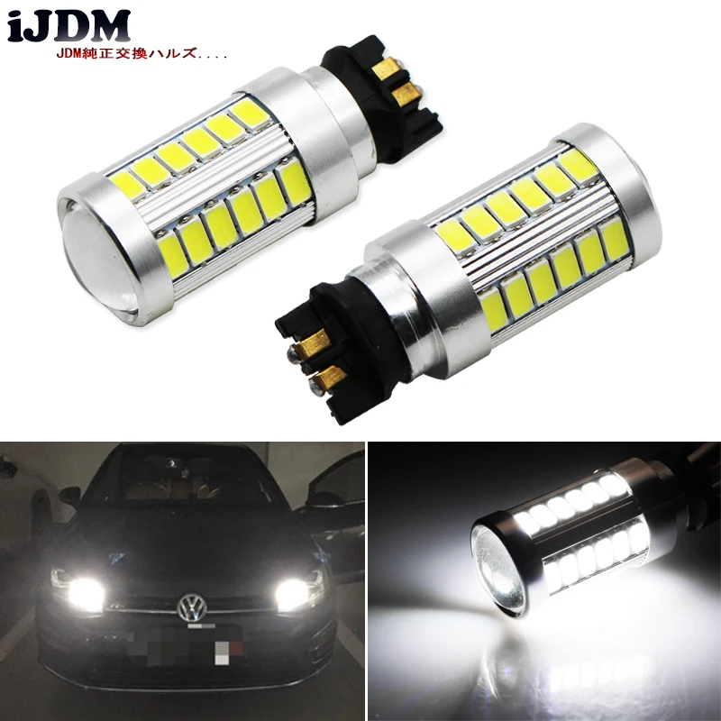 IJDM Canbus безошибочный PW24W PWY24W светодиодный фонарь для Audi BMW Volkswagen указатели