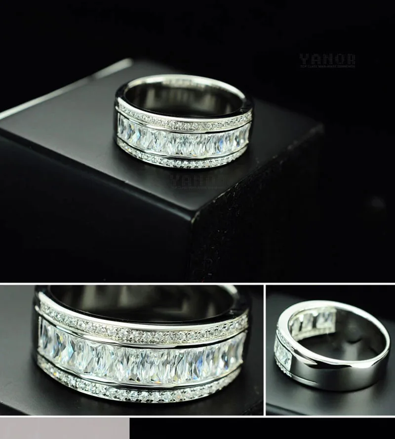 100% 18K 750Au Gold Moissanite Diamond man Ring D color VVS With national certificate MO-020 | Украшения и аксессуары