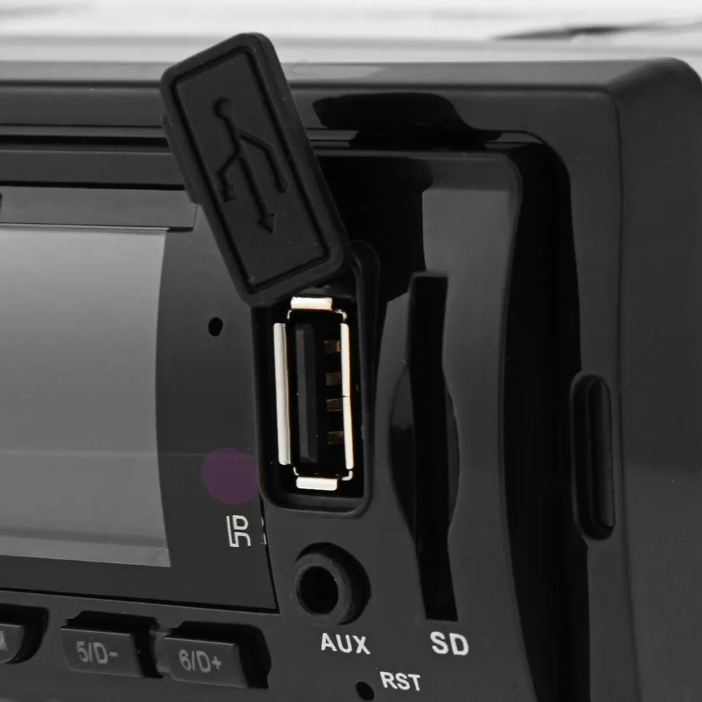 Автомобильное радио Авто аудио стерео с 12V Bluetooth V2.0 SD FM MP3 плеер AUX USB In-Dash Handsfree Call