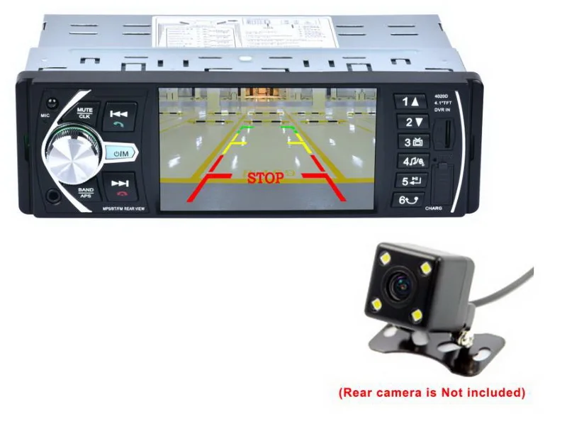 Автомобильное радио-зеркальная связь Стерео 12V Bluetooth в тире MP5 плеер FM Aux Вход USB TF авто радио-Кассетный проигрыватель Авто светоотражающие ленты