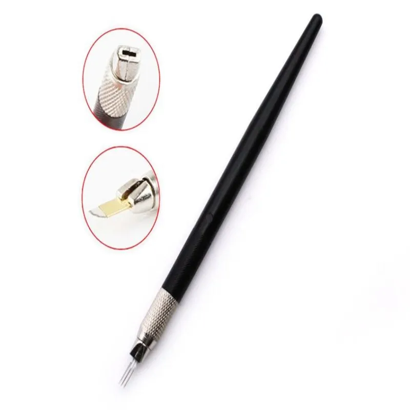 

10 Microblading Pen Tattoo Pen Makeup Manual Tattoo Pen Microblading Permanent Eyebrow Tools