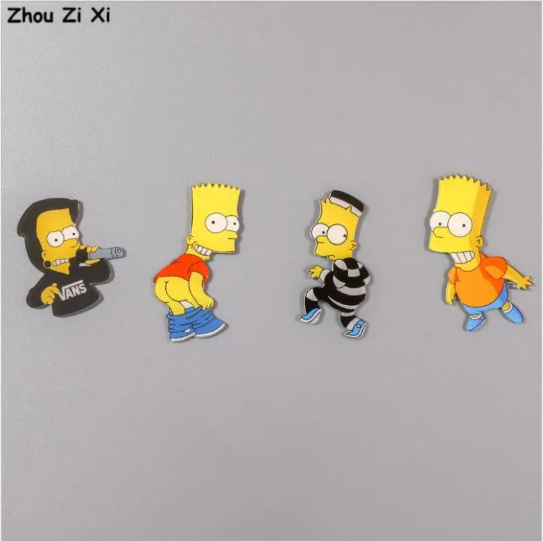 Симпсоны мультфильм холодильник магнит наклейки игрушки|Игровые фигурки и