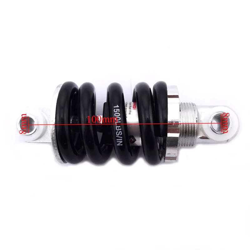 XLSION 100 мм 1500lbs задняя Амортизационная подвеска 4 дюйма для 2-тактного 47cc 49cc