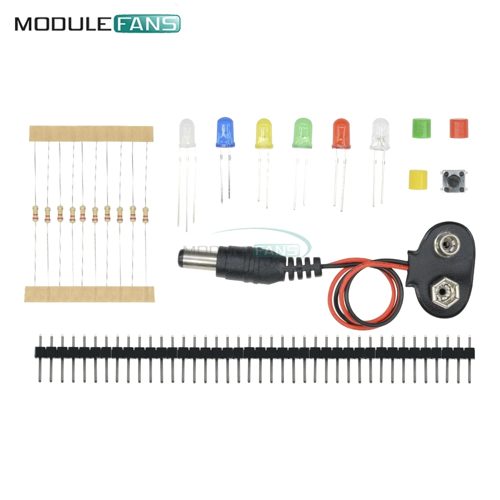 1 комплект Diy Электронные полные аксессуары стартовый набор 35 продуктов для Arduino Uno R3 электронный DIY комплект