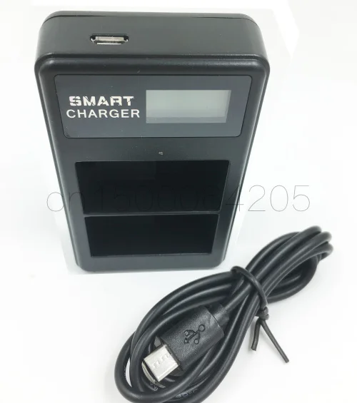 Двойное зарядное устройство с ЖК дисплеем для телефона Sony Alpha 6300 6500 NP FW50 7 7R II 7S a7R a7S