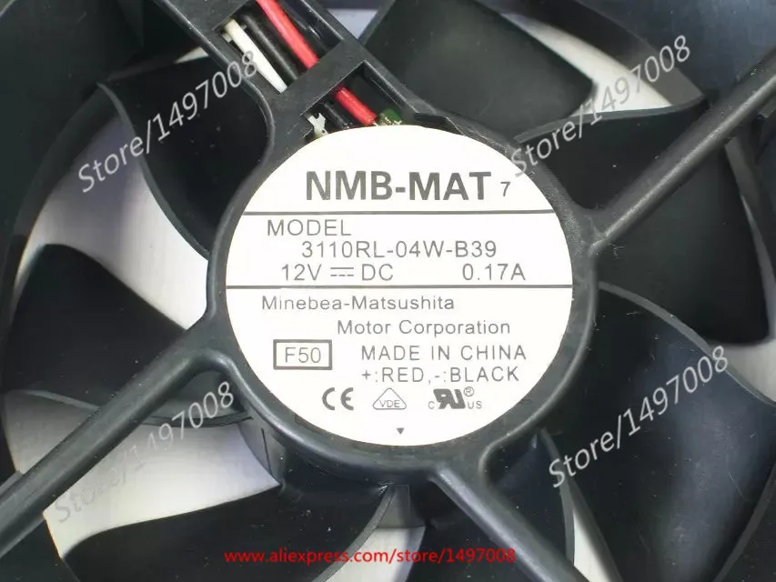NMB-MAT 3110RL-04W-B39 F50 DC 12V 0.17A 80X80X25mm Вентилятор охлаждения сервера | Компьютеры и офис
