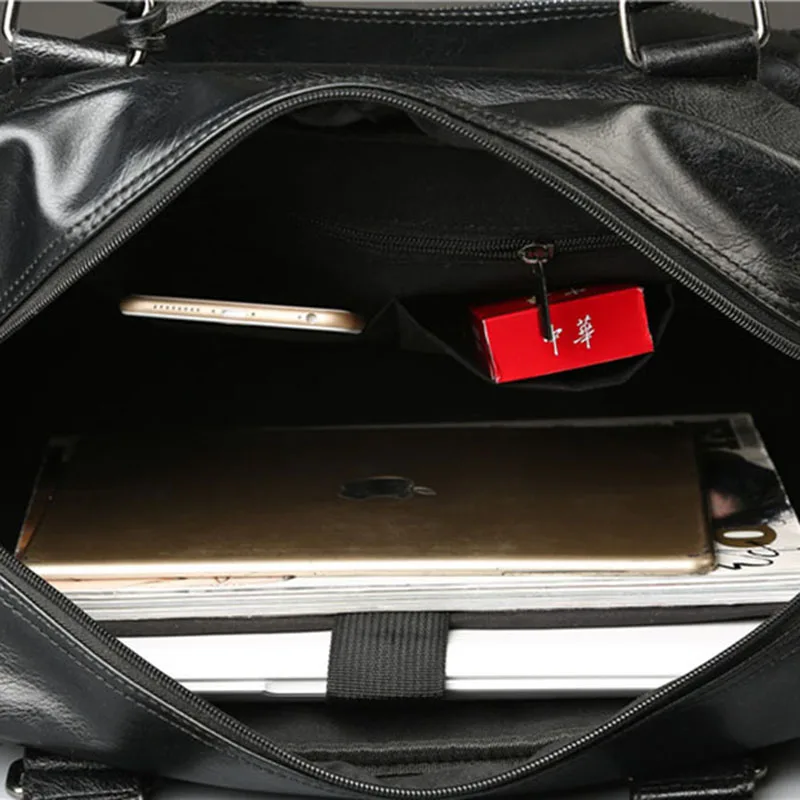 Сумка на плечо мужская из экокожи саквояж кросс боди в повседневном стиле