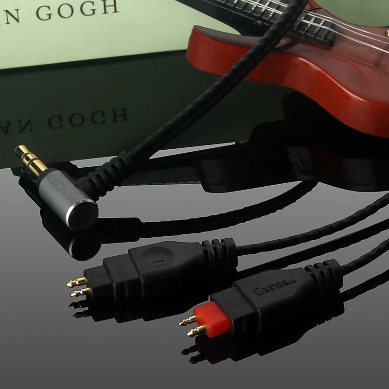 Наушники Earmax OCC с серебряным покрытием Модернизированный кабель 3 5 мм HIFI аудио Aux