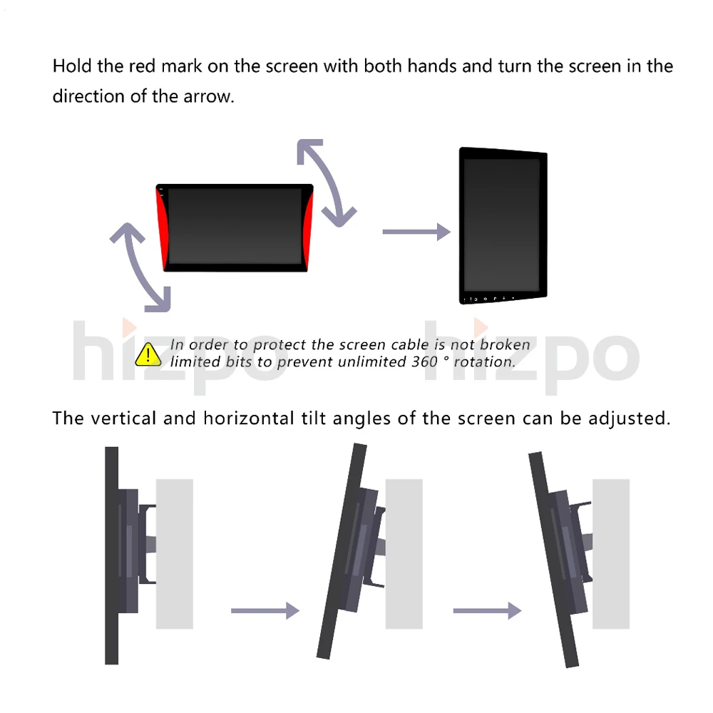 2 Din 10 1 дюймов HD Android8.1 QuadCore универсальный автомобильный Радио стерео плеер gps