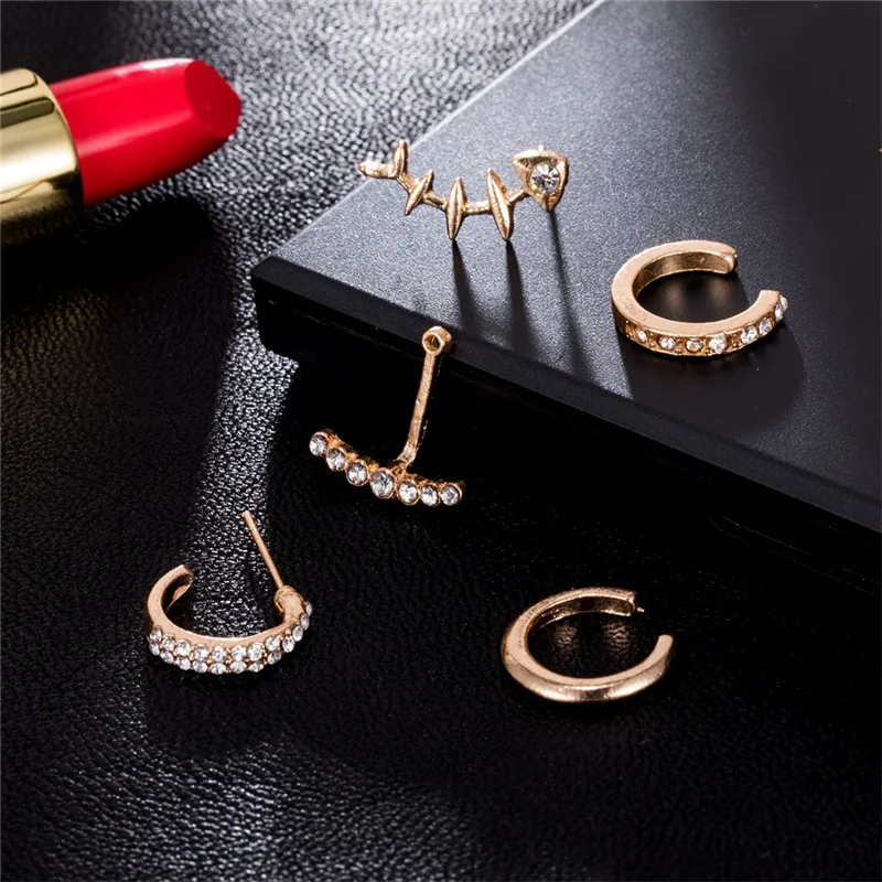 4 шт./компл. модные хрустальные рыбы костяные серьги для женщин девочек вечерние