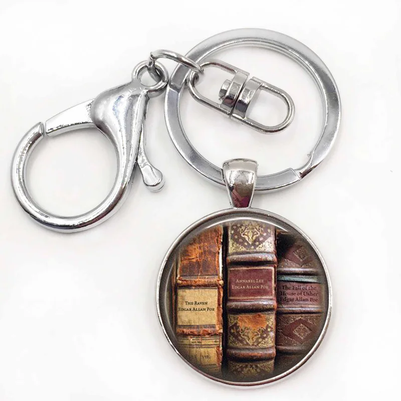 Ожерелье с подвеской в виде книги логотипом Эдгара Аллана По Литературная поэма