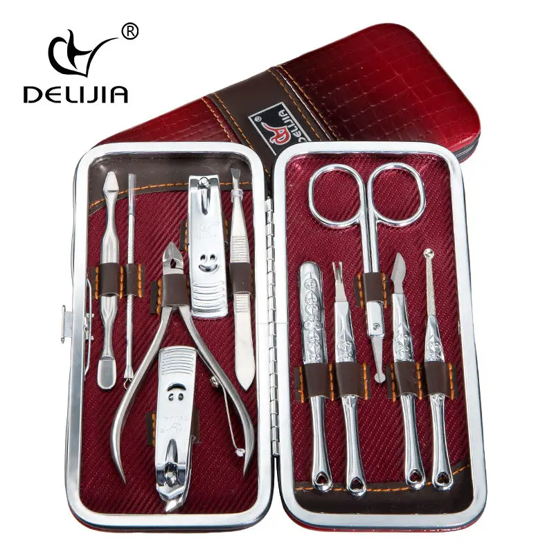11 Шт. Ножницы Для Ногтей Уход За Ногтями ножницы пинцет ушной файл маникюрный