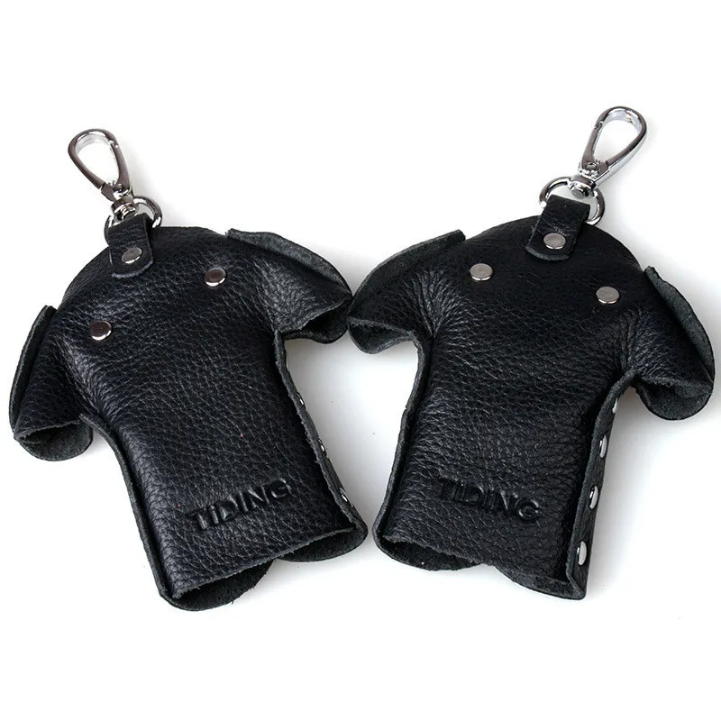 Кошелек для ключей Tiding из натуральной тисненой кожи мужчин и женщин модный