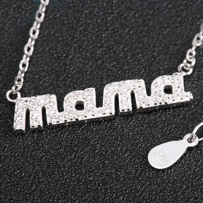 Женское ожерелье из серебра 100% пробы с фианитом|necklace india|jewelry directjewelry personalized necklaces |