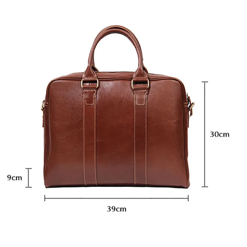 

AETOO Men's handbags, men's leather one-shoulder sloping cross-top bags, head leather business cross-sectional briefcase
