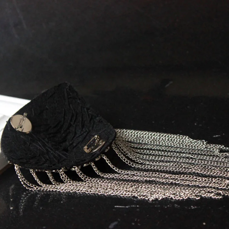 2 шт. значки с бахромой из бисера нашивки заклепками Аппликации для одежды