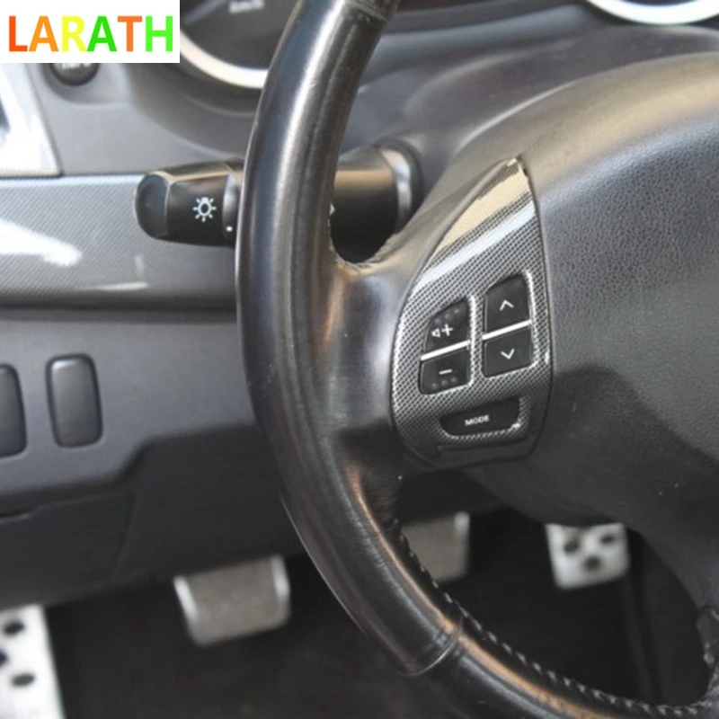 Для Mitsubishi Lancer 2010 2011 2012 LHD панель рулевого колеса из углеродного волокна отделка