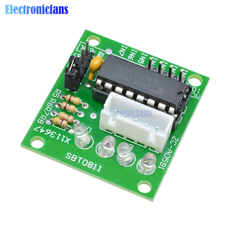 10 шт./лот ULN2003 ULN2003AN шаговый двигатель драйвер плата модуль для Arduino 28BYJ 48 5В 12В|module