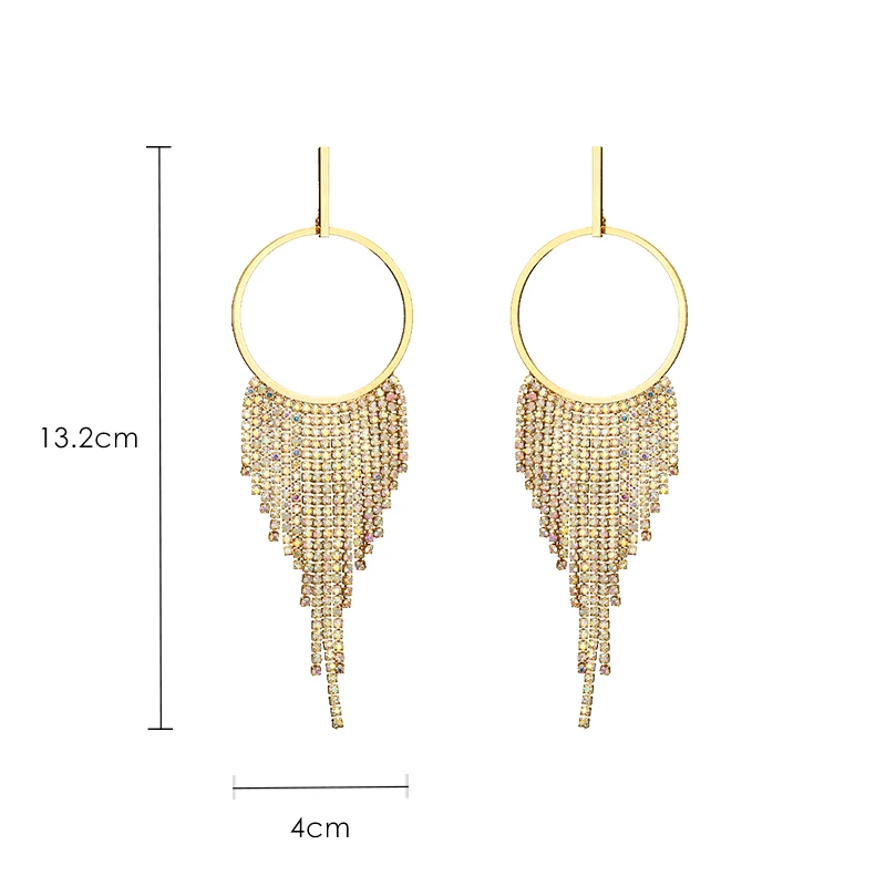 Европейские и американские модные индивидуальные серьги геометрические полые