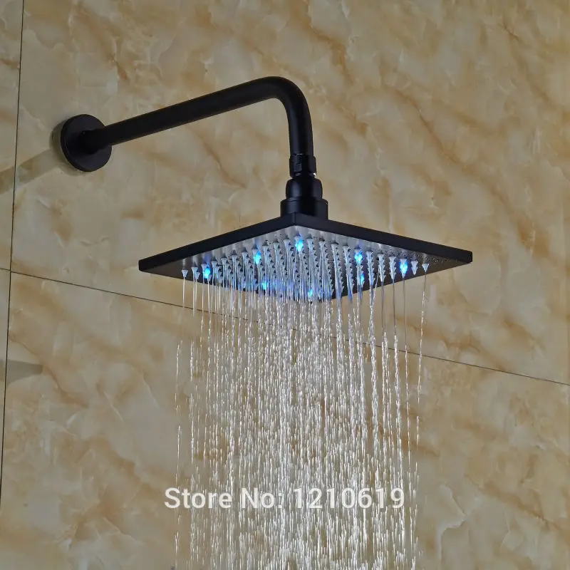 Новый светодиодный Цвет изменение 8 &quotНасадки для душа w/настенное крепление