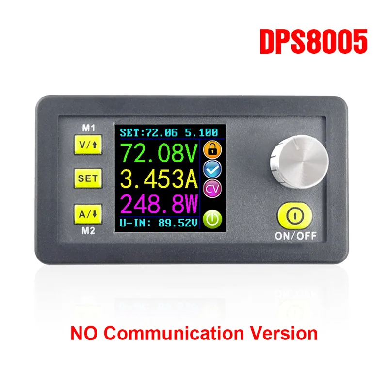 DPS8005 цифровой контроль питания 80 в 5A регулируемый постоянный напряжение постоянного тока тестер Вольтметр постоянного тока регуляторы амперметра