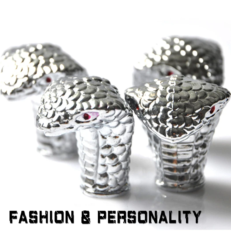 4 шт./лот змея автомобильных шин колеса авто Шапки клапаны пыль стволовых крышка