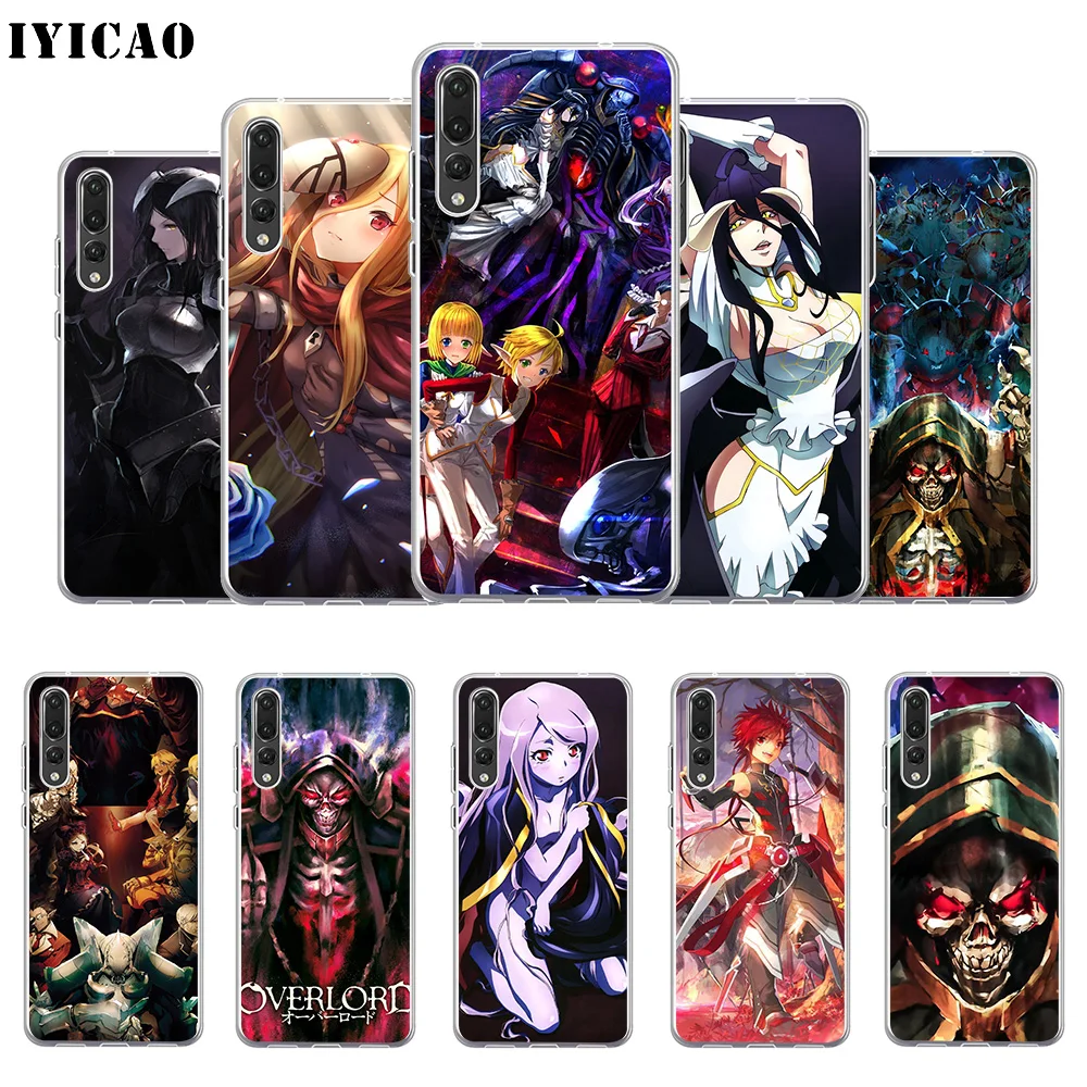 IYICAO Overlord Мягкий силиконовый чехол для телефона Huawei P30 P20 Pro P10 P9 P8 Lite P Smart TPU