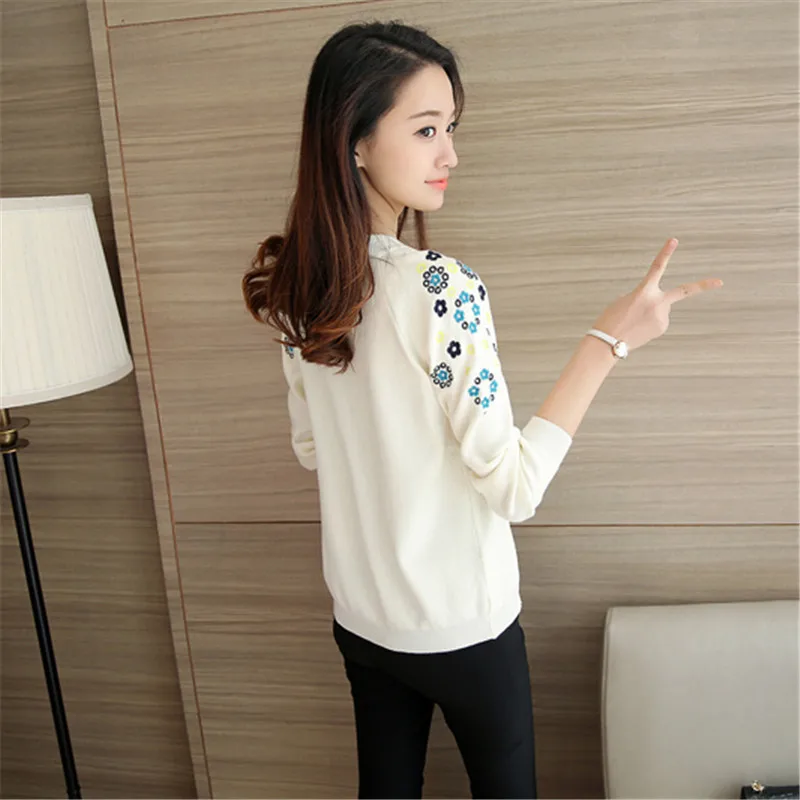 Вязаный женский кардиган новинка 2018 Осенний модный короткий маленький с