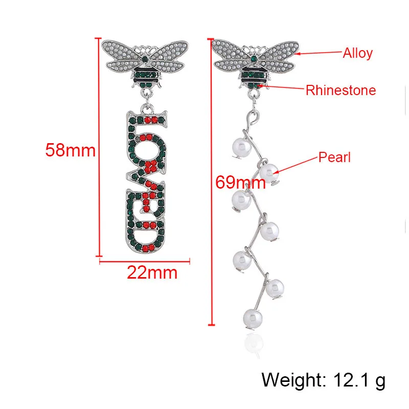 Серьги Boucle d'oreille Femme 2018 модные ювелирные изделия новые серьги в виде пчелы с