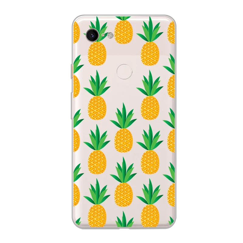 ciciber New Fashion Phone Cases For Google Pixel 3 2 XL Case Soft TPU Back Cover for 3XL 2XL Flamingo Pineapple Funda |