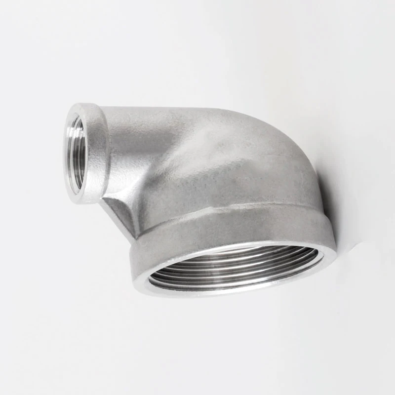 1/2 &quotBSP Женский x 3/8&quot BSP 90 градусов локоть 201 нержавеющая сталь редуктор фитинг