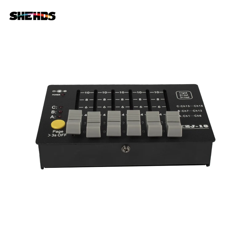 

Сцсветильник Светодиодный прожектор с 18 консолями, прожсветильник с вращающейся головкой, контроллер для диджея, дискотеки, праздничная за...