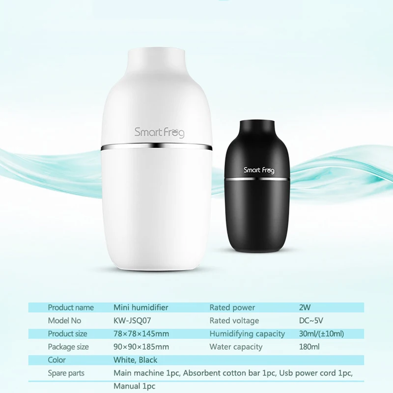 USB увлажнитель воздуха для автомобиля дома портативный мини с двойным режимом|car