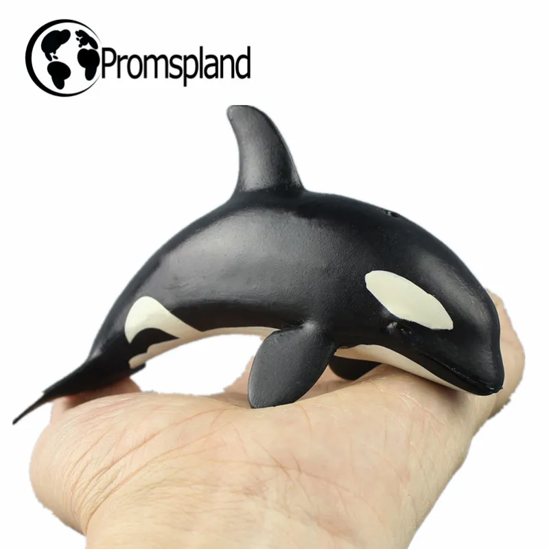 Маленькие фигурки Orca рыбы животных Killer Whales Kawaii экшн Обучающие Развивающие